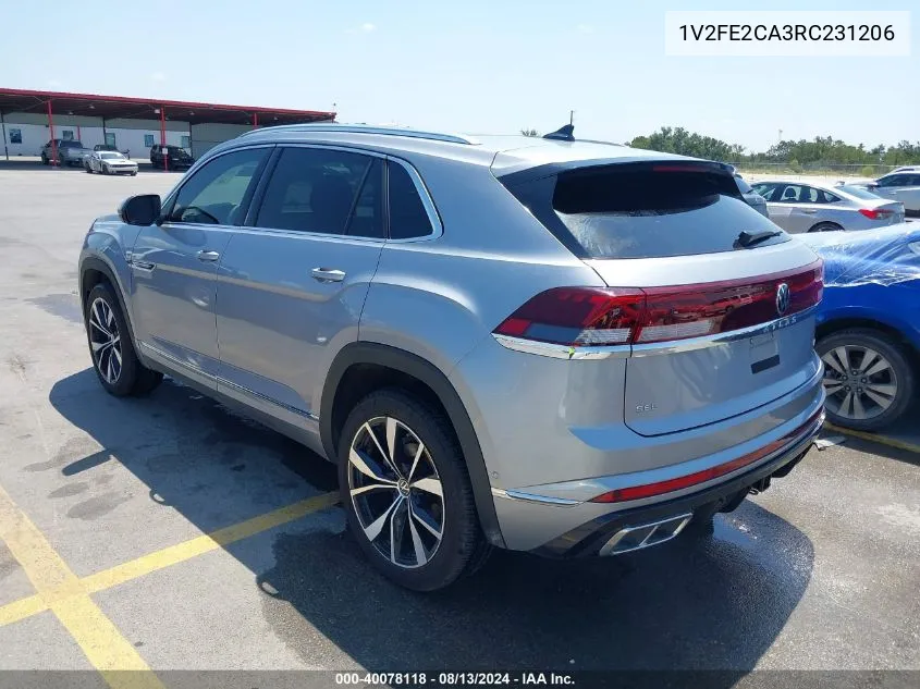 1V2FE2CA3RC231206 2024 Volkswagen Atlas Cross Sport 2.0T Sel Premium R-Line