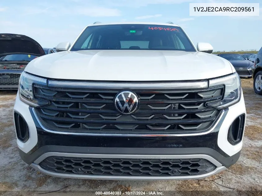 2024 Volkswagen Atlas Cross Sport 2.0T Se W/Technology VIN: 1V2JE2CA9RC209561 Lot: 40540303