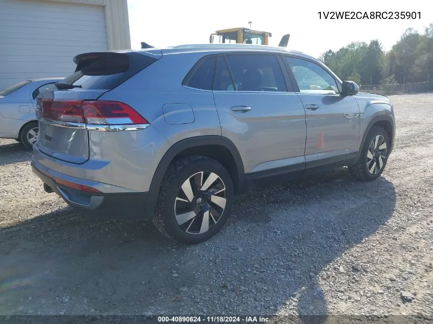 2024 Volkswagen Atlas Cross Sport 2.0T Se W/Technology VIN: 1V2WE2CA8RC235901 Lot: 40890624