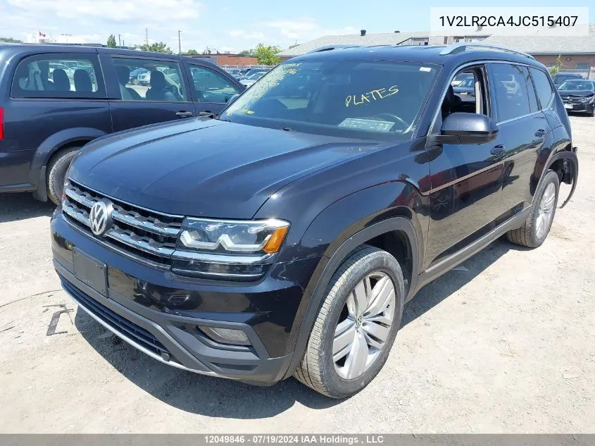 2018 Volkswagen Atlas VIN: 1V2LR2CA4JC515407 Lot: 12049846