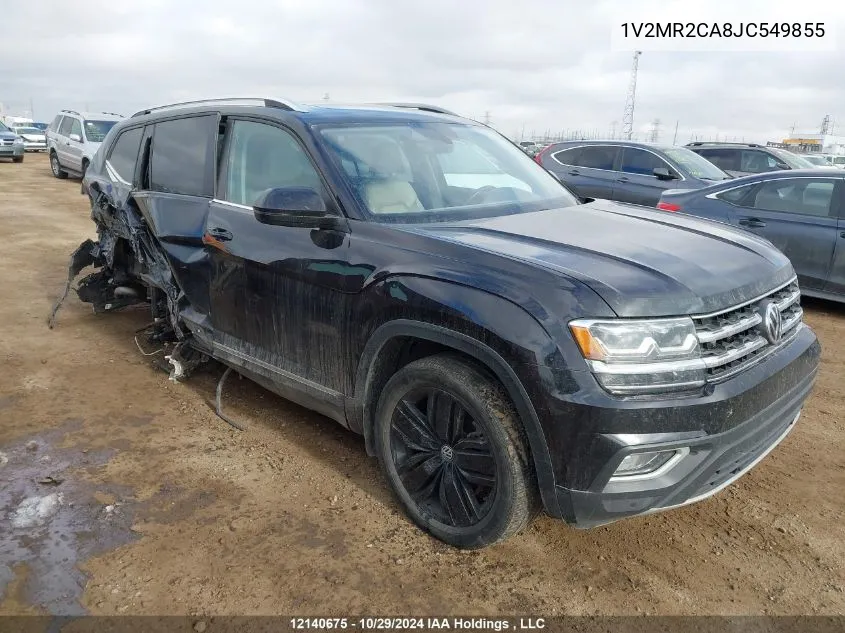 2018 Volkswagen Atlas VIN: 1V2MR2CA8JC549855 Lot: 12140675