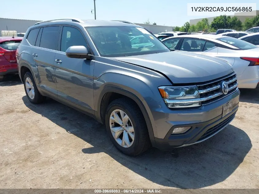 2018 Volkswagen Atlas 3.6L V6 Se VIN: 1V2KR2CA9JC566865 Lot: 39655083