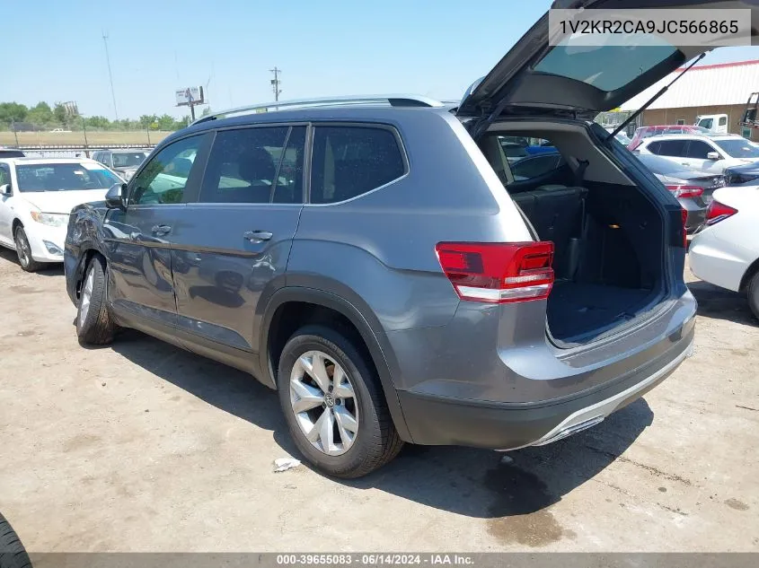 2018 Volkswagen Atlas 3.6L V6 Se VIN: 1V2KR2CA9JC566865 Lot: 39655083