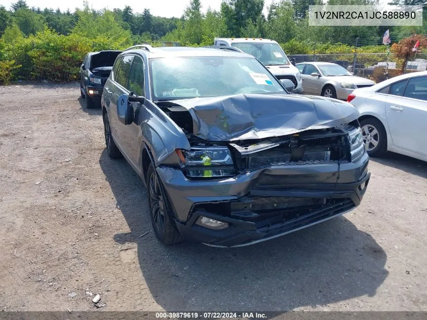 2018 Volkswagen Atlas 3.6L V6 Sel Premium VIN: 1V2NR2CA1JC588890 Lot: 39879619