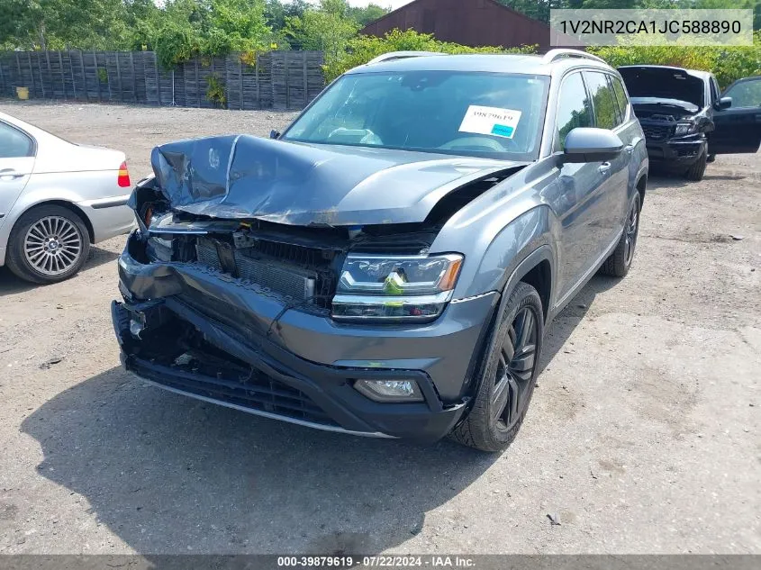 1V2NR2CA1JC588890 2018 Volkswagen Atlas 3.6L V6 Sel Premium