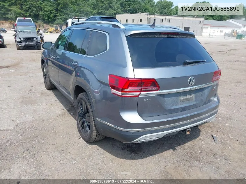 1V2NR2CA1JC588890 2018 Volkswagen Atlas 3.6L V6 Sel Premium