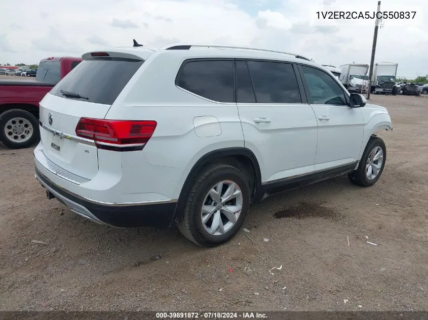 2018 Volkswagen Atlas 3.6L V6 Sel VIN: 1V2ER2CA5JC550837 Lot: 39891872