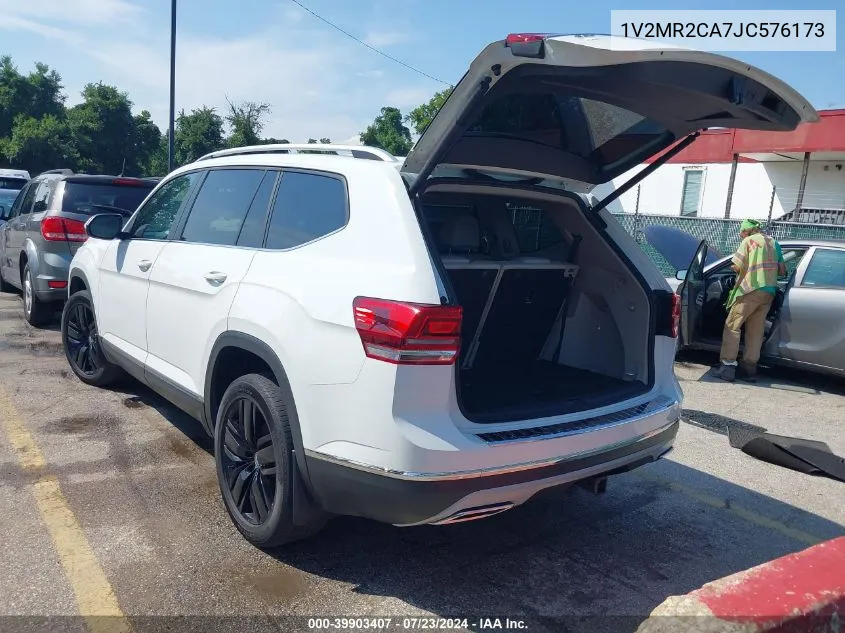 2018 Volkswagen Atlas 3.6L V6 Sel VIN: 1V2MR2CA7JC576173 Lot: 39903407