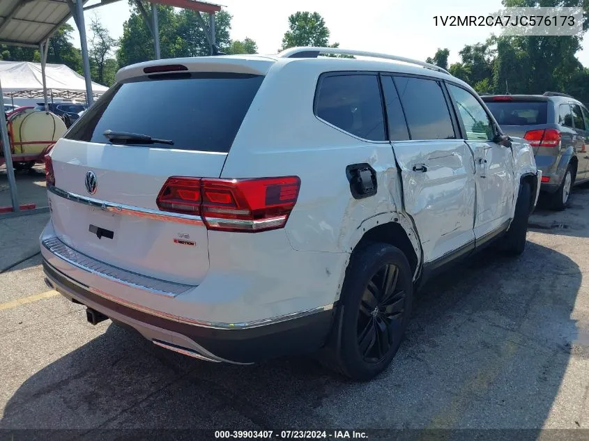 2018 Volkswagen Atlas 3.6L V6 Sel VIN: 1V2MR2CA7JC576173 Lot: 39903407