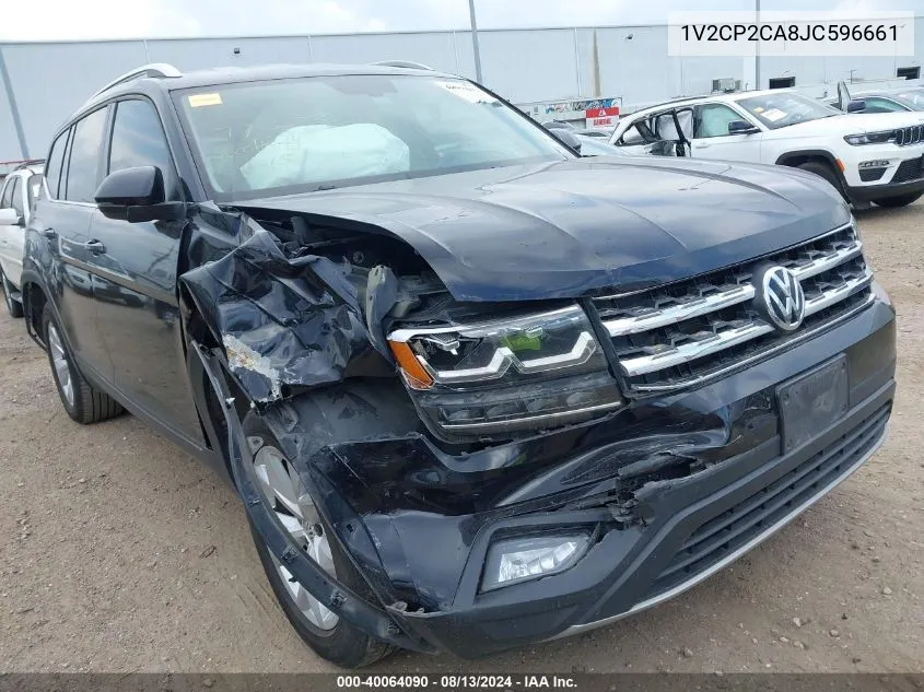 2018 Volkswagen Atlas 2.0T Se VIN: 1V2CP2CA8JC596661 Lot: 40064090