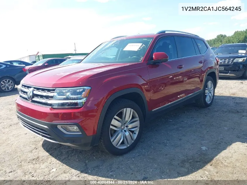 2018 Volkswagen Atlas 3.6L V6 Sel VIN: 1V2MR2CA1JC564245 Lot: 40084944