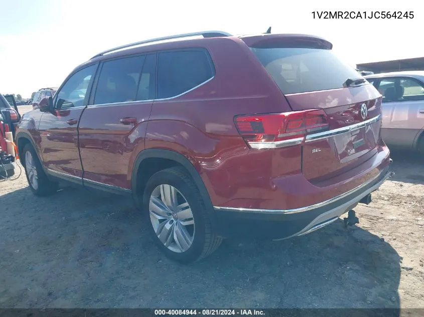 1V2MR2CA1JC564245 2018 Volkswagen Atlas 3.6L V6 Sel