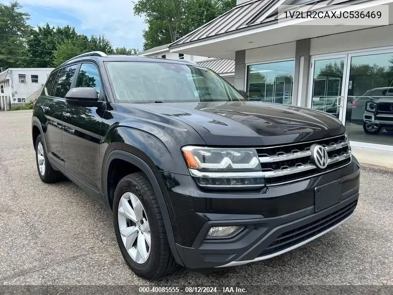 2018 Volkswagen Atlas 3.6L V6 Se/3.6L V6 Se W/Technology VIN: 1V2LR2CAXJC536469 Lot: 40085555