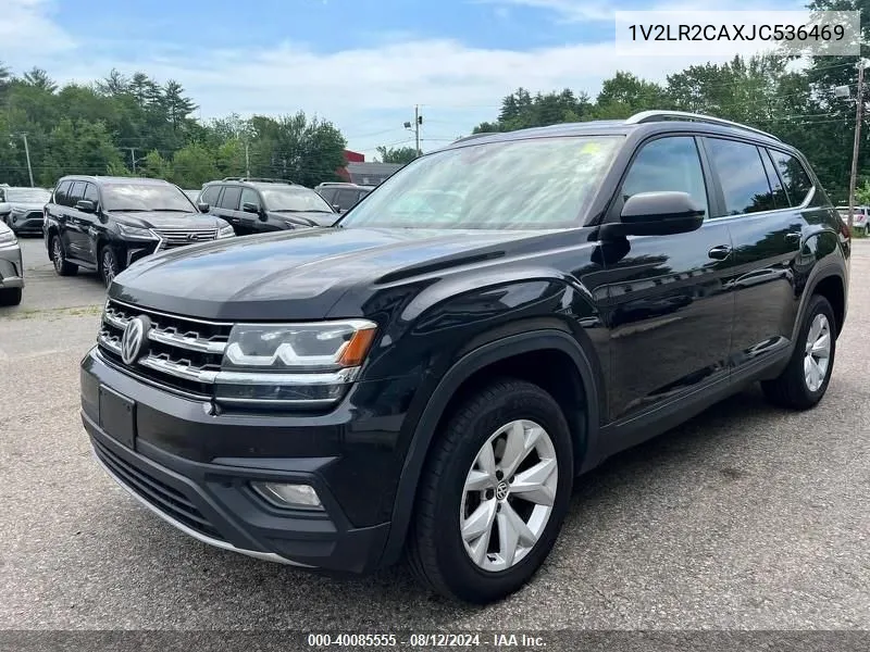 2018 Volkswagen Atlas 3.6L V6 Se/3.6L V6 Se W/Technology VIN: 1V2LR2CAXJC536469 Lot: 40085555