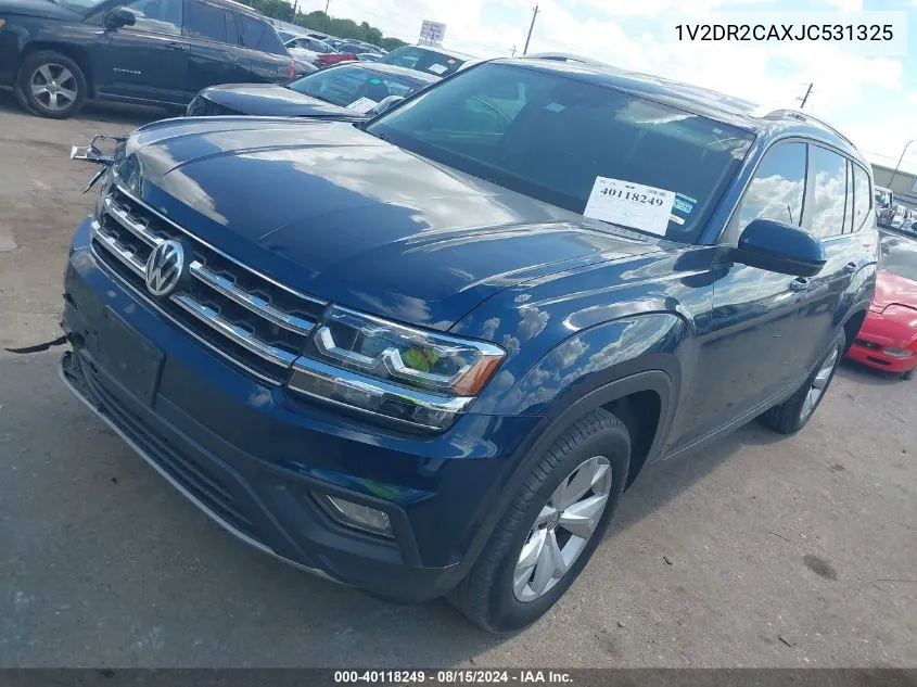 1V2DR2CAXJC531325 2018 Volkswagen Atlas 3.6L V6 Se/3.6L V6 Se W/Technology