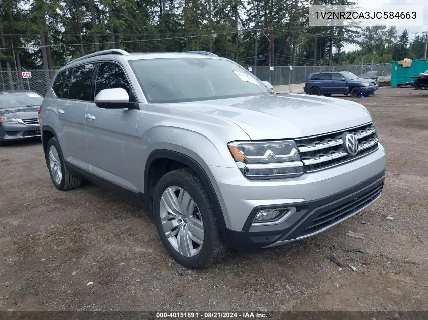 1V2NR2CA3JC584663 2018 Volkswagen Atlas 3.6L V6 Sel Premium