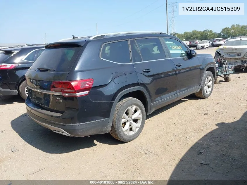 2018 Volkswagen Atlas 3.6L V6 Se/3.6L V6 Se W/Technology VIN: 1V2LR2CA4JC515309 Lot: 40183808