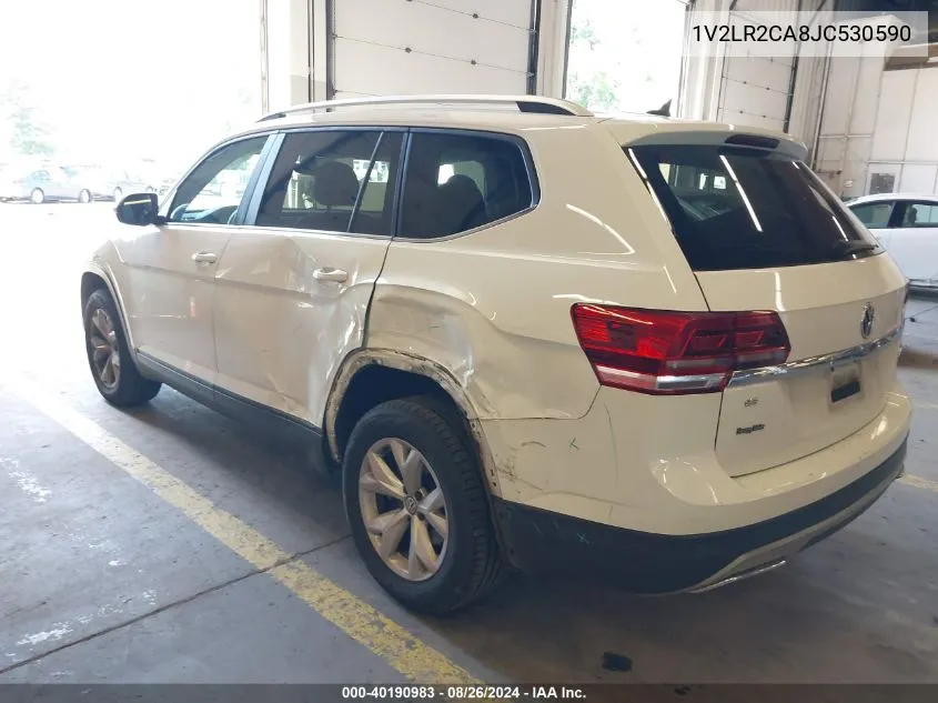 2018 Volkswagen Atlas 3.6L V6 Se/3.6L V6 Se W/Technology VIN: 1V2LR2CA8JC530590 Lot: 40190983