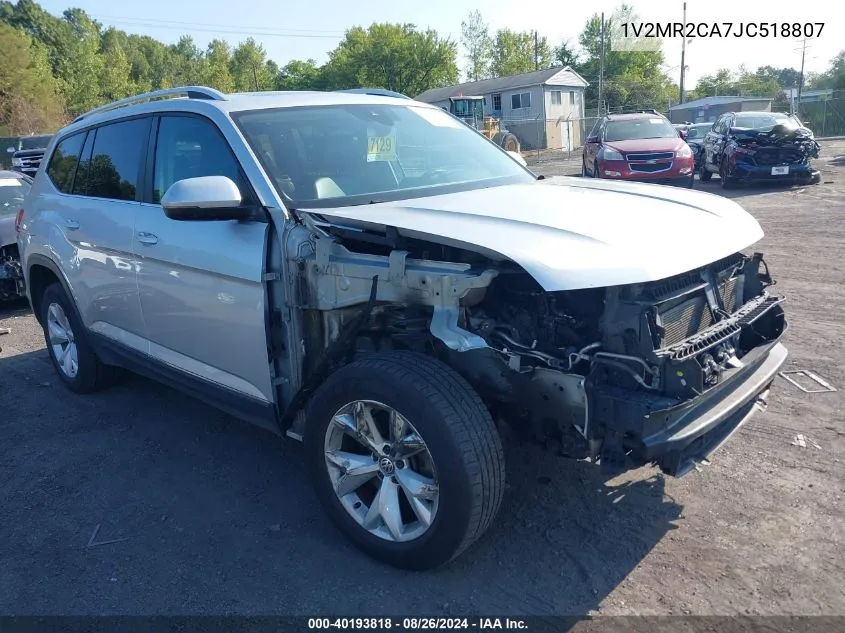 1V2MR2CA7JC518807 2018 Volkswagen Atlas 3.6L V6 Sel