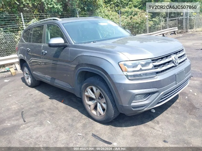 1V2CR2CA6JC507860 2018 Volkswagen Atlas 3.6L V6 Se