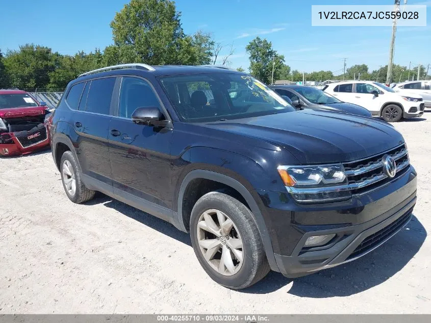 2018 Volkswagen Atlas 3.6L V6 Se/3.6L V6 Se W/Technology VIN: 1V2LR2CA7JC559028 Lot: 40255710