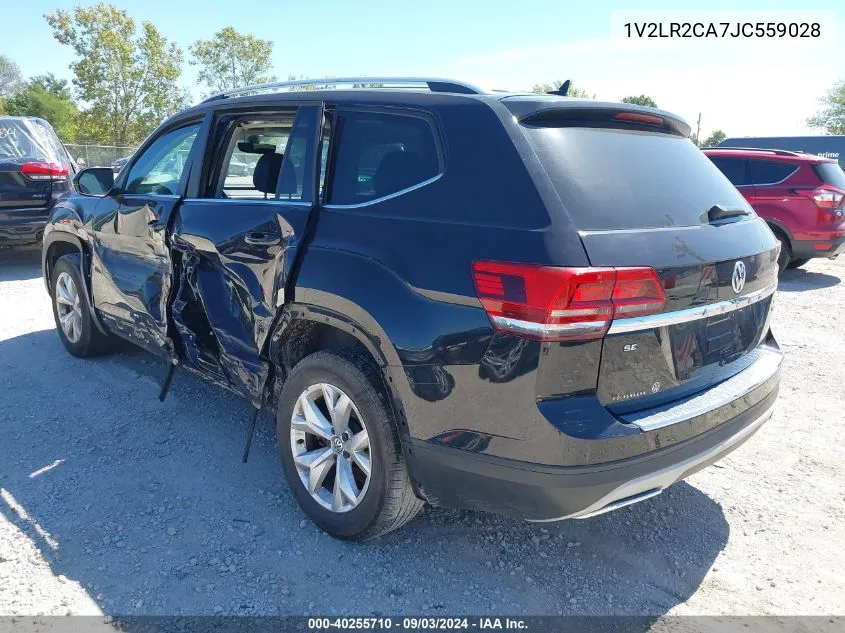 1V2LR2CA7JC559028 2018 Volkswagen Atlas 3.6L V6 Se/3.6L V6 Se W/Technology