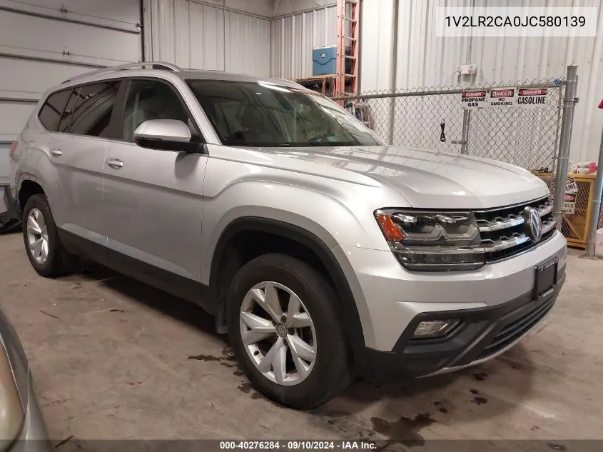 2018 Volkswagen Atlas 3.6L V6 Se/3.6L V6 Se W/Technology VIN: 1V2LR2CA0JC580139 Lot: 40276284