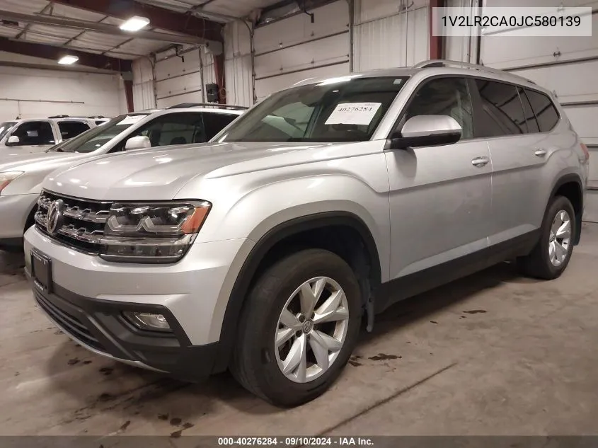 2018 Volkswagen Atlas 3.6L V6 Se/3.6L V6 Se W/Technology VIN: 1V2LR2CA0JC580139 Lot: 40276284