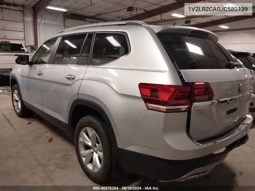 2018 Volkswagen Atlas 3.6L V6 Se/3.6L V6 Se W/Technology VIN: 1V2LR2CA0JC580139 Lot: 40276284