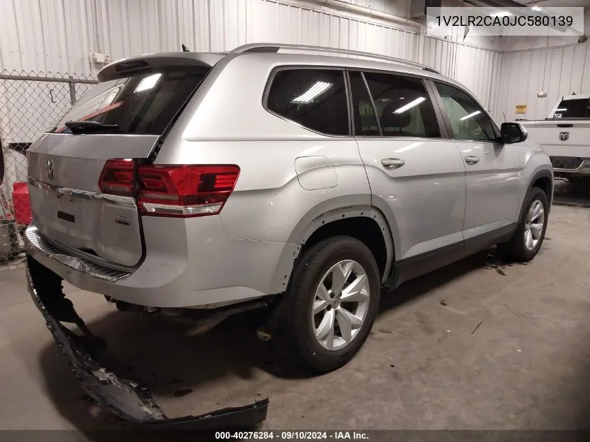 2018 Volkswagen Atlas 3.6L V6 Se/3.6L V6 Se W/Technology VIN: 1V2LR2CA0JC580139 Lot: 40276284