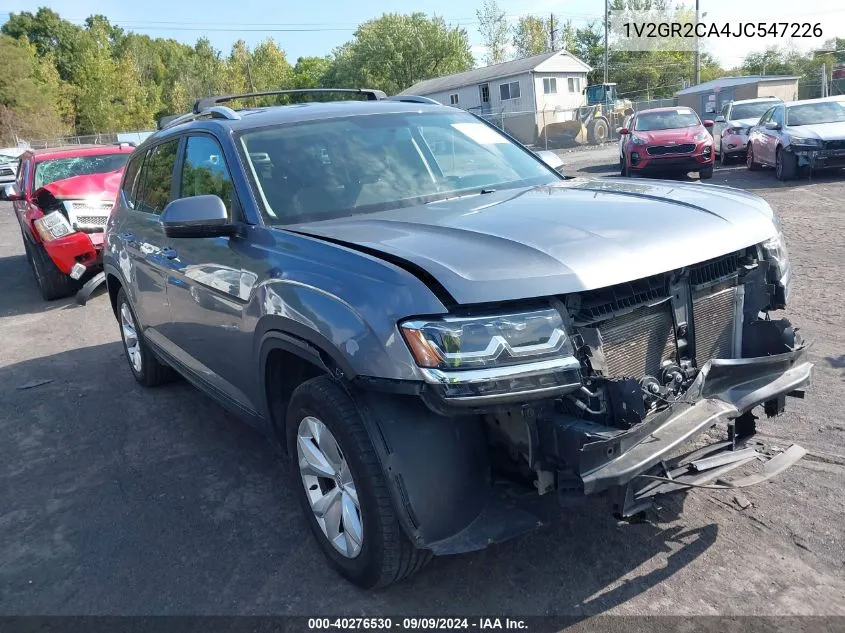 1V2GR2CA4JC547226 2018 Volkswagen Atlas 3.6L V6 S