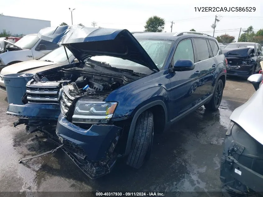 2018 Volkswagen Atlas 3.6L V6 Sel VIN: 1V2ER2CA9JC586529 Lot: 40317930