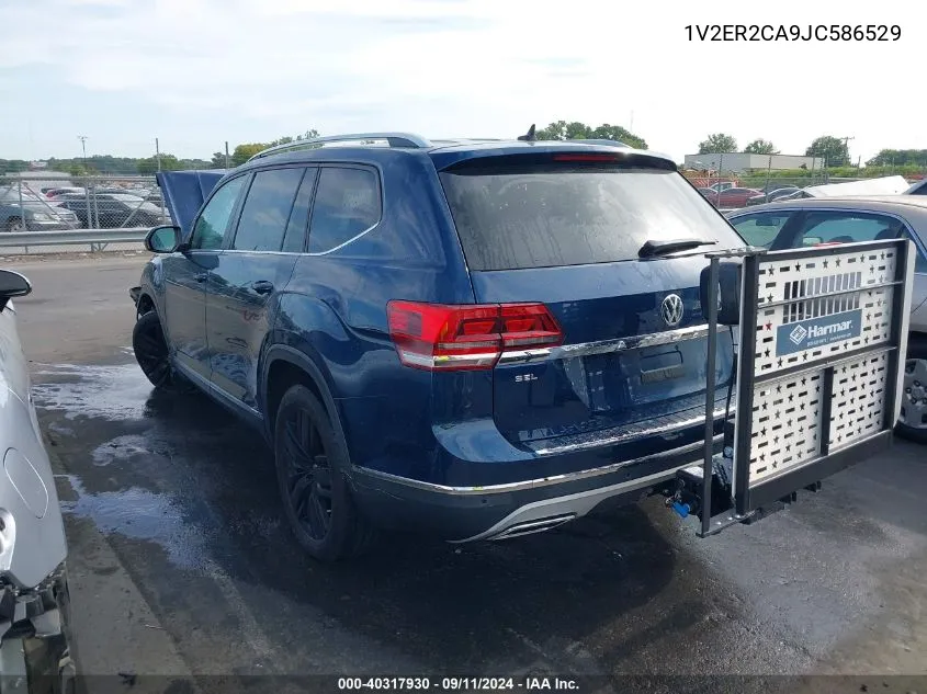 2018 Volkswagen Atlas 3.6L V6 Sel VIN: 1V2ER2CA9JC586529 Lot: 40317930