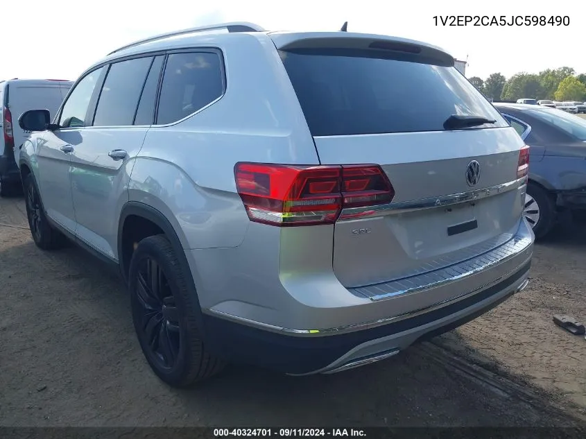 2018 Volkswagen Atlas 2.0T Sel VIN: 1V2EP2CA5JC598490 Lot: 40324701