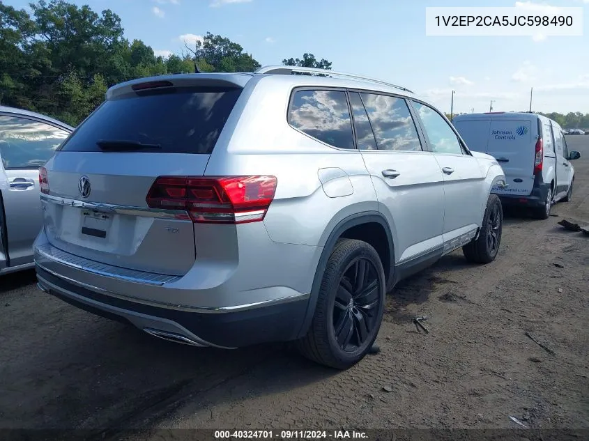 2018 Volkswagen Atlas 2.0T Sel VIN: 1V2EP2CA5JC598490 Lot: 40324701