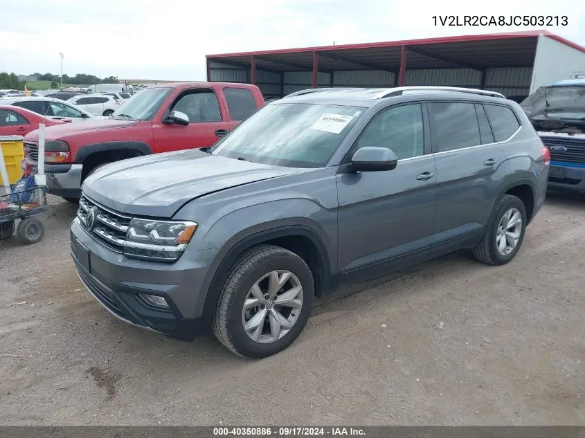 2018 Volkswagen Atlas 3.6L V6 Se/3.6L V6 Se W/Technology VIN: 1V2LR2CA8JC503213 Lot: 40350886