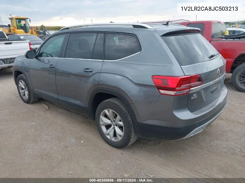 2018 Volkswagen Atlas 3.6L V6 Se/3.6L V6 Se W/Technology VIN: 1V2LR2CA8JC503213 Lot: 40350886