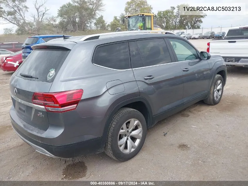 2018 Volkswagen Atlas 3.6L V6 Se/3.6L V6 Se W/Technology VIN: 1V2LR2CA8JC503213 Lot: 40350886