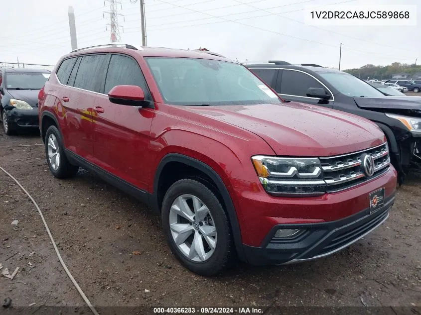 2018 Volkswagen Atlas 3.6L V6 Se/3.6L V6 Se W/Technology VIN: 1V2DR2CA8JC589868 Lot: 40366283