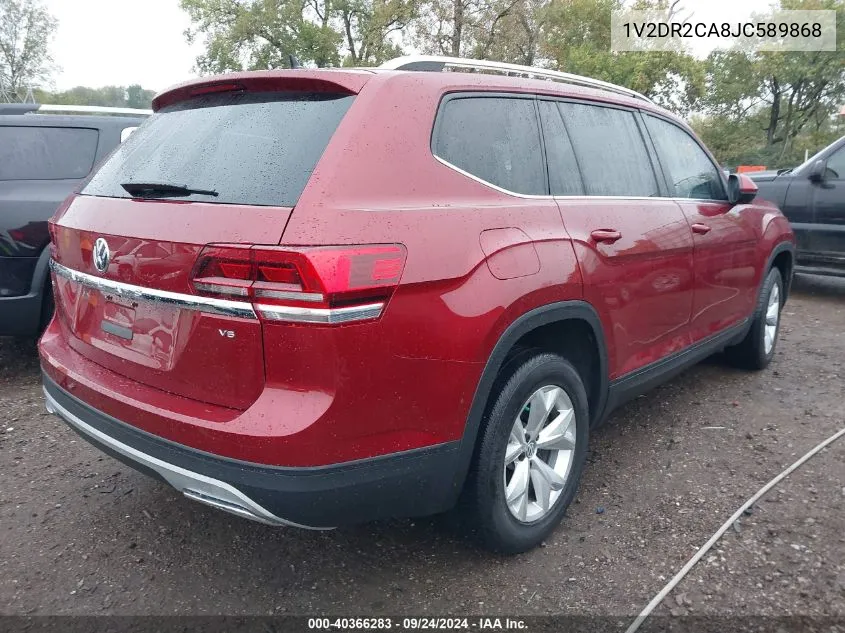 2018 Volkswagen Atlas 3.6L V6 Se/3.6L V6 Se W/Technology VIN: 1V2DR2CA8JC589868 Lot: 40366283