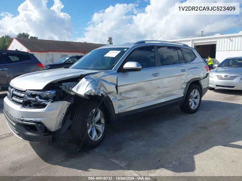 2018 Volkswagen Atlas 3.6L V6 Se/3.6L V6 Se W/Technology VIN: 1V2DR2CA9JC523409 Lot: 40516732