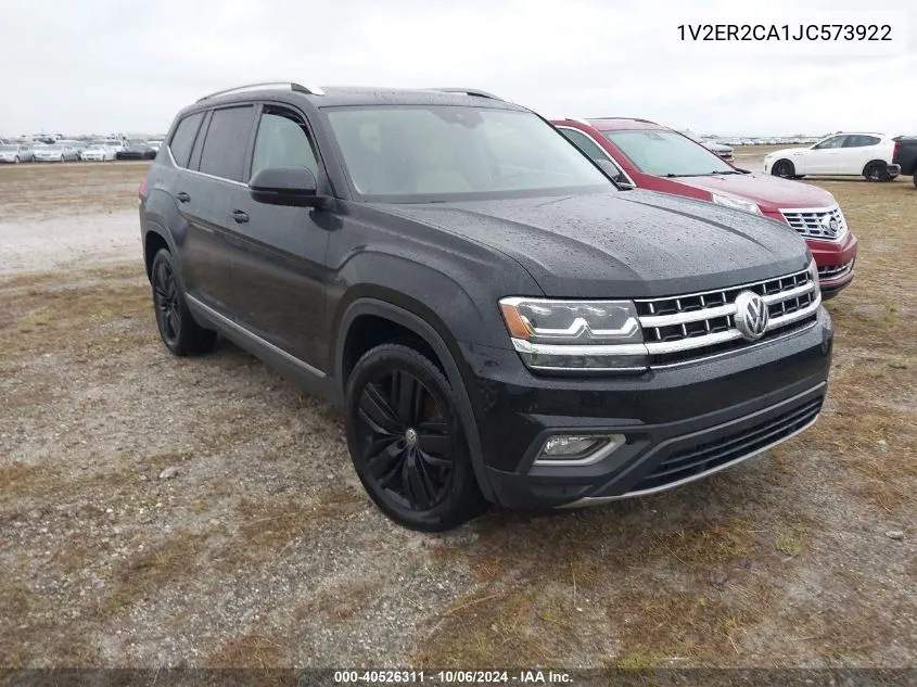 2018 Volkswagen Atlas 3.6L V6 Sel VIN: 1V2ER2CA1JC573922 Lot: 40526311