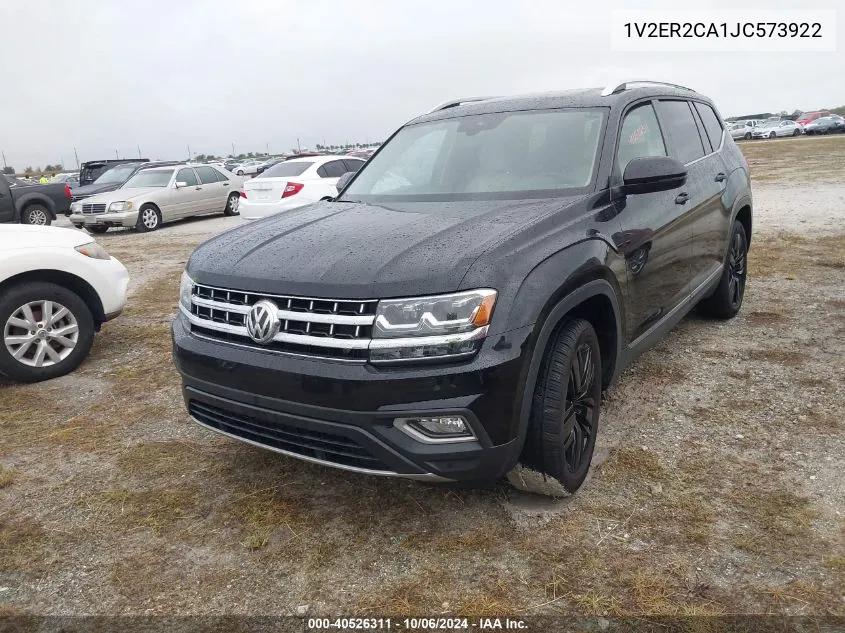 2018 Volkswagen Atlas 3.6L V6 Sel VIN: 1V2ER2CA1JC573922 Lot: 40526311