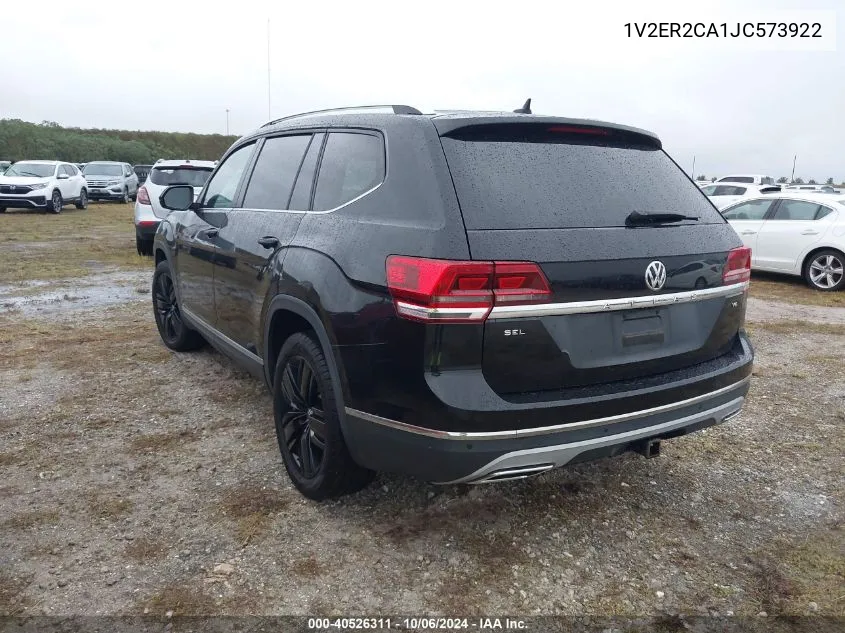 1V2ER2CA1JC573922 2018 Volkswagen Atlas 3.6L V6 Sel