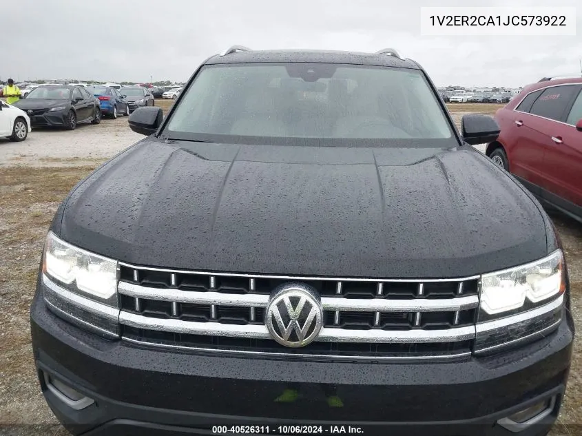 2018 Volkswagen Atlas 3.6L V6 Sel VIN: 1V2ER2CA1JC573922 Lot: 40526311