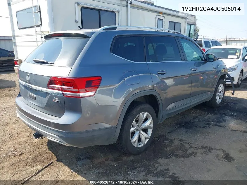 2018 Volkswagen Atlas 3.6L V6 Launch Edition VIN: 1V2HR2CA4JC505014 Lot: 40526772