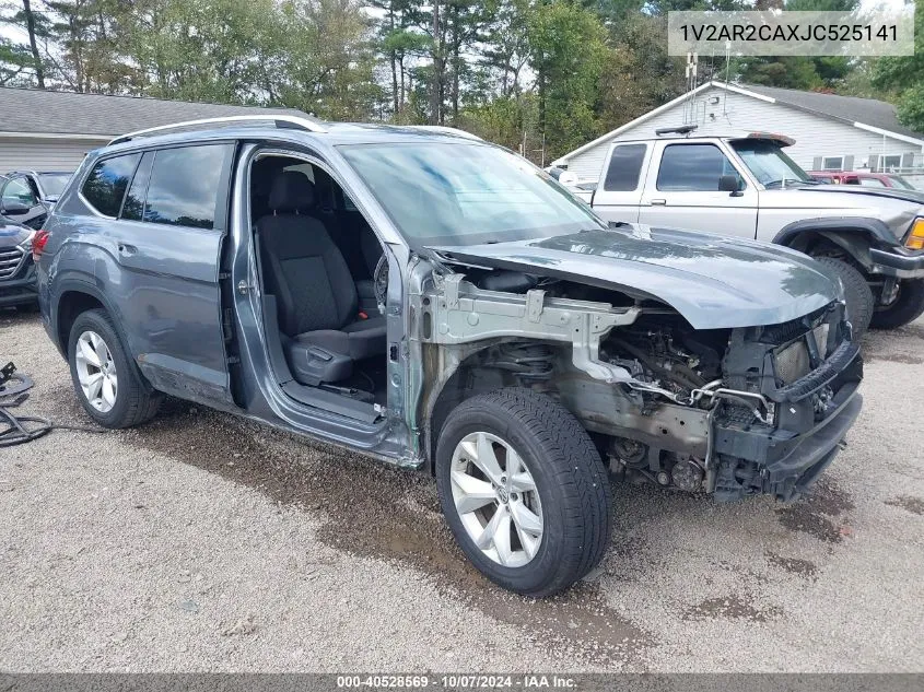 2018 Volkswagen Atlas 3.6L V6 S VIN: 1V2AR2CAXJC525141 Lot: 40528569