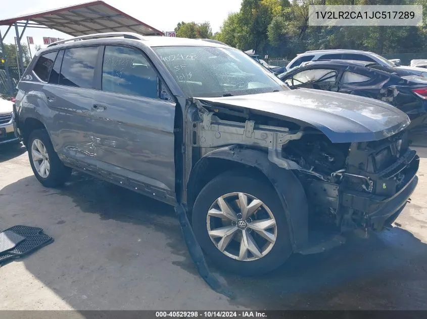 2018 Volkswagen Atlas 3.6L V6 Se/3.6L V6 Se W/Technology VIN: 1V2LR2CA1JC517289 Lot: 40529298