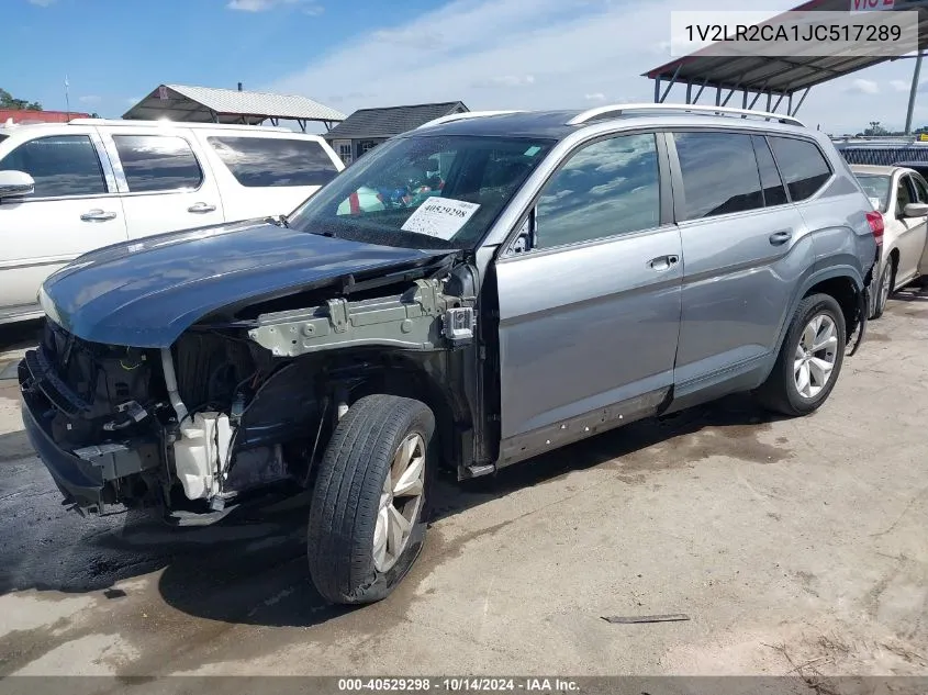 2018 Volkswagen Atlas 3.6L V6 Se/3.6L V6 Se W/Technology VIN: 1V2LR2CA1JC517289 Lot: 40529298