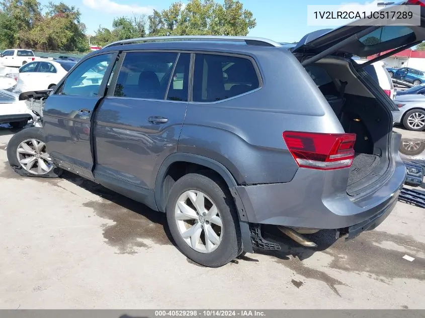 2018 Volkswagen Atlas 3.6L V6 Se/3.6L V6 Se W/Technology VIN: 1V2LR2CA1JC517289 Lot: 40529298